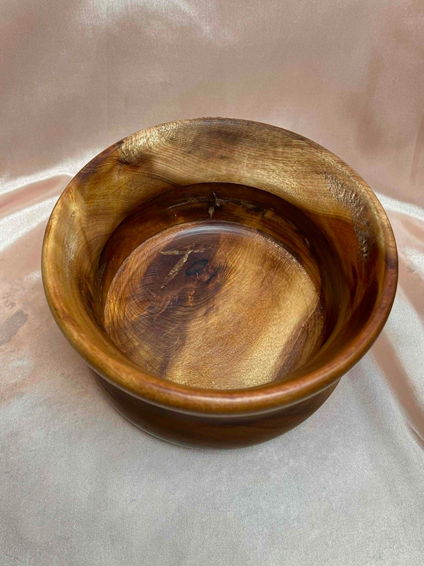 Hand Turned Wooden Bowl 6"