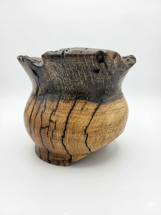 Spalted Oak Vase 5"