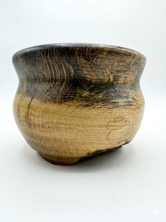 Spalted oak vase 5"