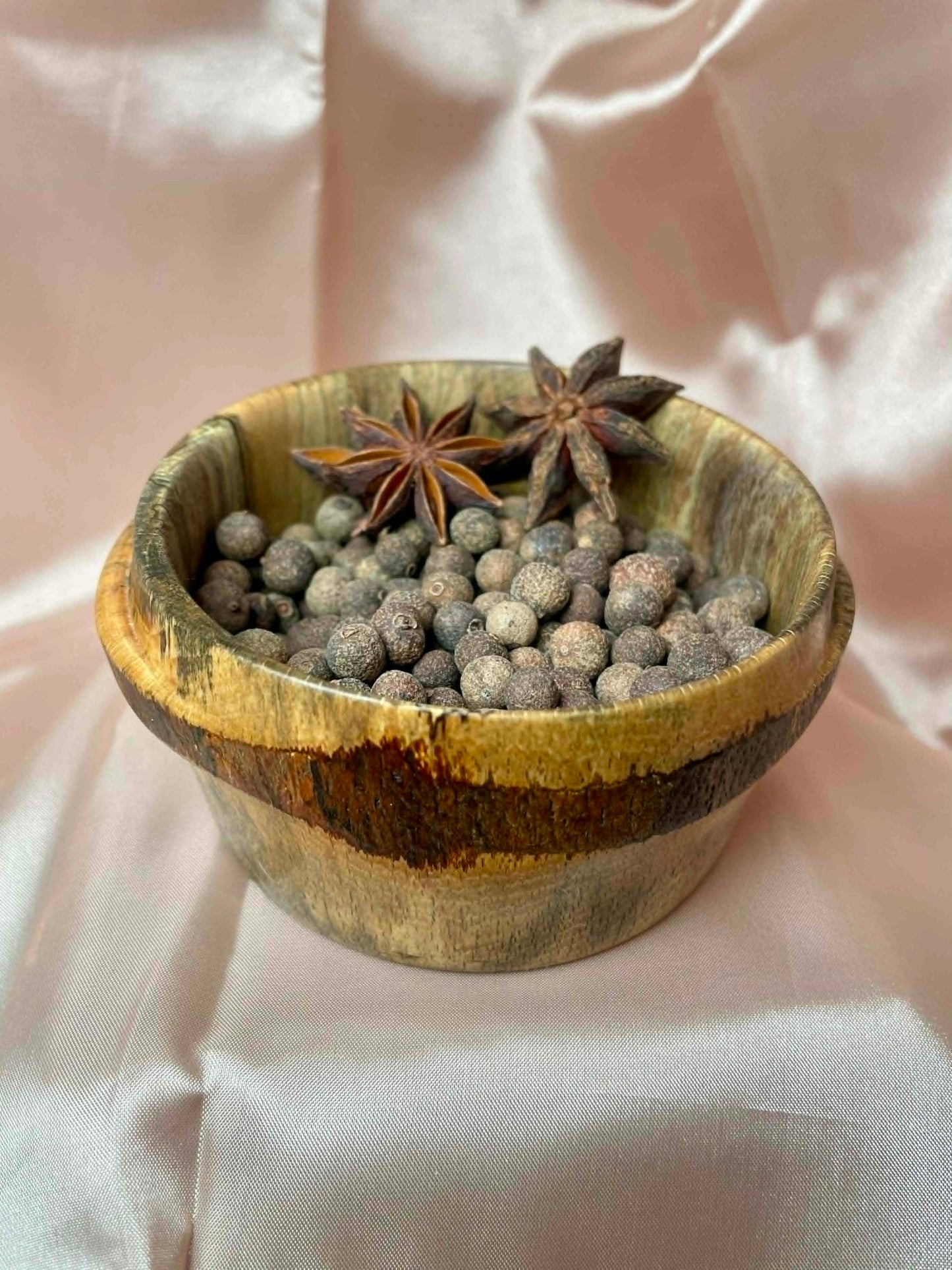Hand-Turned Wooden Bowl - Small Rustic Wood Catchall - 4.5"