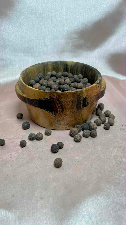 Hand-Turned Wooden Bowl - Small Rustic Wood Catchall - 4.5"